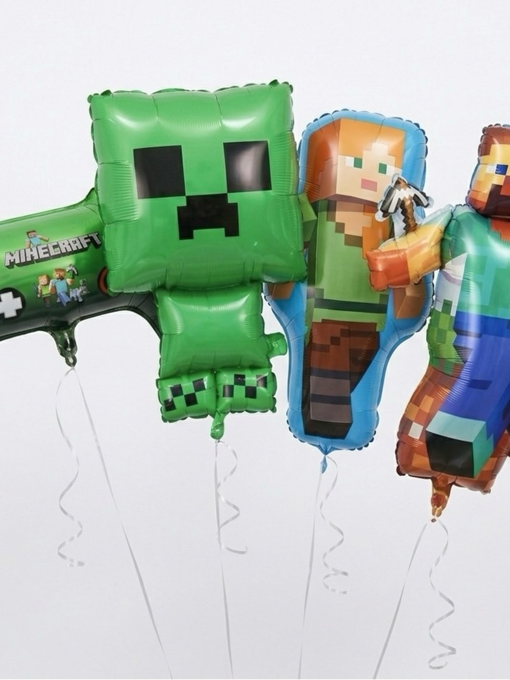 Minecraft Creeper Foil Balloon - Green Party Decoration